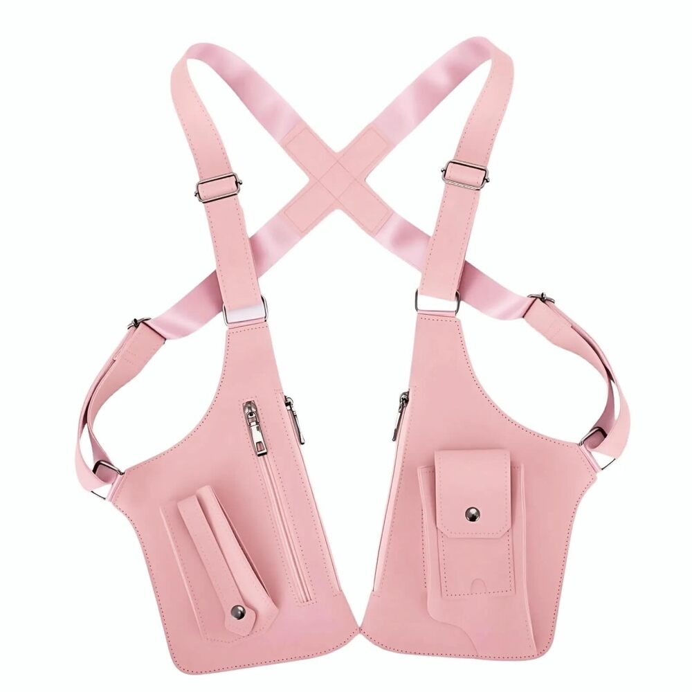 6327 Premium Leather Adjustable Underarm Shoulder Holster Bag